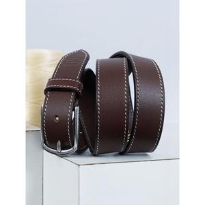 Cinturones de Cuero de Estilo Formal para Hombre, a la Moda, con Hebilla de Latón, OEM ODM, Personalizables, Cinturón de Cuero de Alta Calidad en Venta - Product Image 1