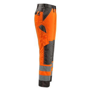Men's Hi-Vis Reflective Safety <b>Work</b> Trousers Durable Construction <b>Cargo</b> Pocket Working <b>Pants</b> for Industrial Workwear Use - Product Image 5