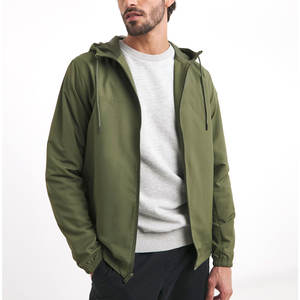 Veste coupe-vent d'hiver en coton à capuche personnalisée OEM pour hommes, avec logo frontal, imperméable, respirante, nouveau design - Product Image 3