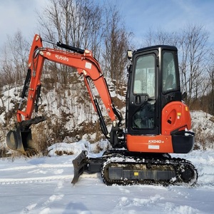 Excavadora Usada Kubota, Excavadora de Cadenas, Equipo de Construcción Compacto Usado de Alta Resistencia, Excelente Estado de Funcionamiento - Product Image 3