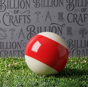 Billion Of Crafts Bola de Billar de Resina para Entrenamiento Profesional, Práctica de Pool para Control de Giro y Precisión de Golpe, Bola Deportiva - Product Image 6