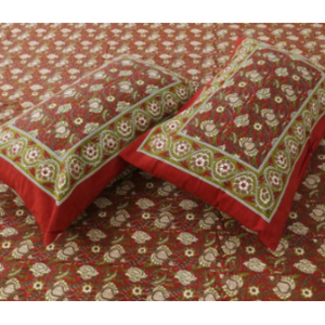 Golden World Rajwada Luxe Cotton 3-Piece Bed <b>Sheet</b> Set Super King Size Solid Pattern Includes <b>Fitted</b> <b>Flat</b> for Home Hotel Bedding - Product Image 3