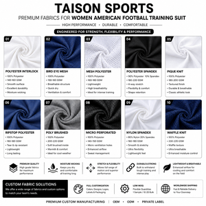 Traje Deportivo TAISON SPORTS Premium de Poliéster/Nylon Interlock 300g para Hockey sobre Césped, Azul Cielo Marino, Personalizable con Transferencia Térmica - Product Image 2