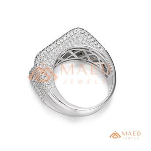925 <b>Silver</b> Iced Out Moissanite <b>Ring</b> for <b>Men</b> Baguette Cut Hip Hop Statement <b>Ring</b> Luxury Wedding Band Jewelry Gift - Product Image 6