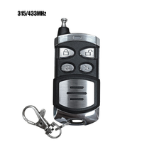 Control Remoto Universal RF de 315/433MHz, 4 Botones, Plástico, 12V, para Puerta de Garaje, Clon, Táctil, Código Fijo