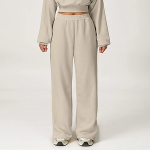 Vêtements de sport actifs pour femmes, pantalons et jupes, broderie et impression de logo personnalisés, streetwear décontracté, pantalons de survêtement pour femmes - Product Image 3