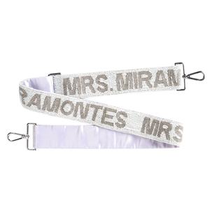 Nouvel arrivage Sangle de téléphone portable perlée faite à la main pour dames Sangle de guitare en perles Sangle pour le jour du jeu Sangle de sac transparente - Product Image 1