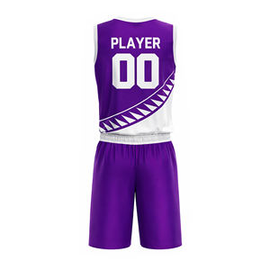 Maillots de basketball classiques en gros pour hommes – Débardeurs réversibles anti-transpiration pour tous les sports – Maillot de basketball - Product Image 4
