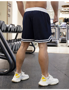 Shorts de sport d'entraînement en plein air à séchage rapide et respirants, coupe ample, pour hommes, marque privée, shorts de basketball - Product Image 3