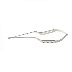 Ciseaux micro-ophtalmiques personnalisés en acier inoxydable, à pointes affûtées manuelles, Castroviejo 245mm, instruments chirurgicaux ophtalmiques de précision - Product Image 4