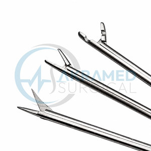 Ensemble de forceps laryngéens, instruments chirurgicaux ORL, forceps crocodile à mâchoire coupelle, instruments chirurgicaux médicaux en acier inoxydable - Product Image 4