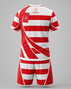 Uniforme de rugby premium con tela transpirable, control de humedad, ajuste atlético, costuras duraderas y personalización completa para clubes. - Product Image 4