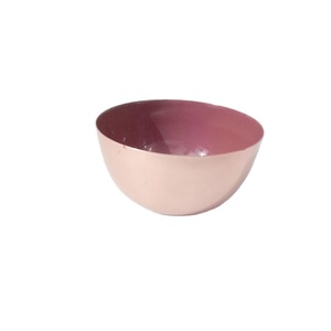 Tazón de Servir de Metal Esmaltado Sólido de Primera Calidad, Tazón Decorativo de Moda para el Hogar, Bodas y Fiestas, Estilo Vintage, para Guardar Nueces y Frutas - Product Image 4