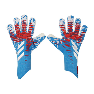 Football Goalkeeper Gloves <b>Latex</b> Full Finger Silicone Printing Adjustable Wrist Strap Powerful Catch Non-Slip Breathable Quick - Product Image 1