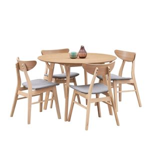 Design moderno Tavolo da pranzo in legno da 42.01 pollici per 4 persone per casa appartamento ristorante elegante soggiorno cucina - Product Image 3