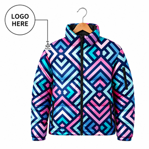 Chaqueta Acolchada de Invierno de Alta Calidad, Personalizada con el Emblema Masónico, 100% Poliéster Sublimado - Product Image 1