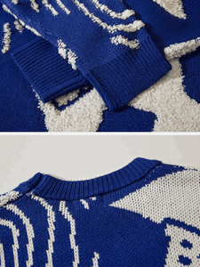 Custom OEM ODM <b>Men</b> Print <b>Mens</b> Sweaters Cotton Knitwear Jacquard <b>Mens</b> Sweaters Pullover Manufacturer Crew Neck <b>Long</b> Sleeve Knit M - Product Image 6