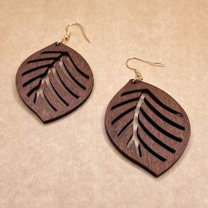 Pendientes de Madera Modelo 2026 de Moda para Niñas, Joyería Artesanal, Producto en Oferta de Exportador Indio - Product Image 1