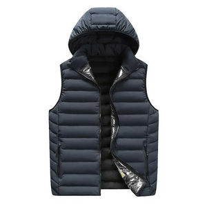 Men's Waterproof Windproof Eco-Friendly Puffer Jacket Polyester Shell Cotton Filling Customizable Brand OEM Service Winter - Product Image 6