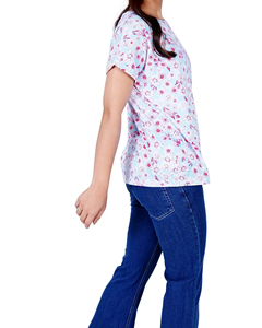 Fabricants de vêtements personnalisés – T-shirt homme 100 % coton, impression DTG, coupe courte, ourlet brut, rayures thème Pâques - Product Image 4