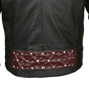 <b>Men's</b> Motorcycle Racing <b>Leather</b> <b>Jacket</b> Biker Rider Fashion Wear OEM ODM Custom Design Manufacturer - Product Image 3