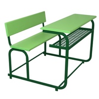 Poste de travail de bureau Premium BFPL SD 108 avec bord postformé de 25 mm et support de cadre métallique à profil angulaire industriel