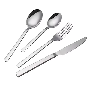 ชุดช้อนส้อมสแตนเลสมีดีไซน์ที่เป็นเอกลักษณ์4แบบเครื่องใช้บนโต๊ะอาหารสุดหรูเครื่องใช้บนโต๊ะอาหารทำจากสเตนเลสคุณภาพดี - Product Image 6