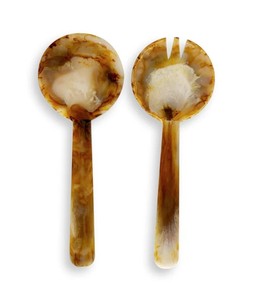 Resin Serving Spoon Food Safe Durable Elegant Kitchen Accessory for <b>Buffet</b> Tableware and Daily Meal Serving - Product Image 2
