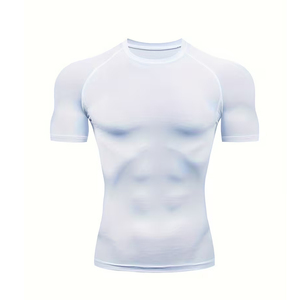 Ropa Deportiva Personalizada para Jóvenes, Camisetas de Compresión de Poliéster y Elastano, Ropa para Correr, Ropa para Trotar, Logotipo Privado - Product Image 5