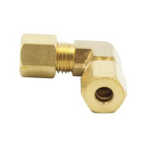 Conexiones de Tubo de Latón de Alta Calidad, 1/4" OD x 1/4" NPT Macho, Forjadas, Pulimentadas, Resistentes a la Corrosión, de Compresión, Baja Presión - Product Image 2