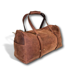Bolsa de Viaje de Cuero para Hombre, Bolsa de Lona Grande de Cuero Crazy Horse, Bolsa de Viaje Deportiva, Bolsa de Lona de Cuero Auténtico Resistente - Product Image 2