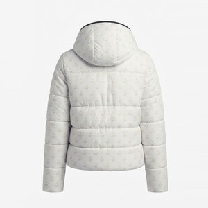 Veste matelassée classique pour femme, design chaud et rembourré avec capuche entièrement zippée, idéale pour les activités hivernales quotidiennes, les activités de plein air et les voyages. - Product Image 5