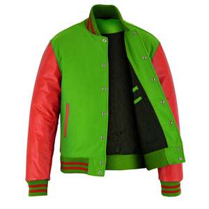 Chaquetas Varsity de Cuero 2026 para Hombre, Chaqueta de Exterior de Alta Calidad para Hombre, Chaqueta Varsity Personalizada OEM, Chaqueta Varsity para Hombre - Product Image 5
