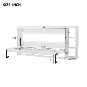 Cama Murphy Blanca Tamaño Individual con Librero Integrado - Product Image 5