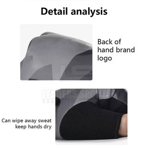 Guantes de Ciclismo Transpirables de Medio Dedo en Cuero Hechos a Medida con Impresión de Logotipo Personalizado, Guantes de Carreras Profesionales a Precio de Mayoreo - Product Image 4