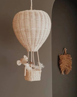 Produit de haute qualité - Ballon à air chaud en rotin tressé - Décoration de chambre pour enfants et nourrissons