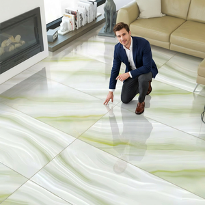 Carreau de pavage en pierre d'extérieur vert Breza granit extérieur porcelaine brillante 9mm antidérapant 600x1200 Premium - Product Image 1
