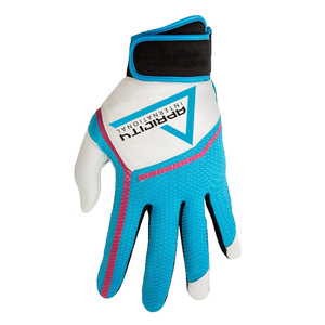 Comfortable Fit Baseball Batting Gloves Leather Made Anti-Slip High Grip Palm Softball Gloves <b>Hook</b> Loop Closure Breathable - Product Image 2