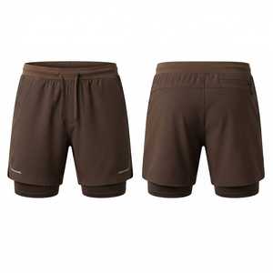 Custom Sportswear Manufacturer Men Activewear Lightweight 5 Inch Running <b>Shorts</b> <b>Waterproof</b> Zipper Pocket Gym Training <b>Shorts</b> - Product Image 5