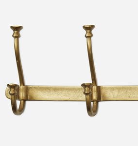 Minimalist Brass Wall <b>Hooks</b> Premium Mounted Organizer Stylish Hanging Rack For Bathroom Bedroom <b>Kitchen</b> Entryway Spaces - Product Image 4
