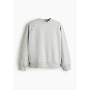 Sweat-shirt personnalisé 2026 avec logo, 100 % coton, style streetwear, col rond, coupe oversize, couleur unie, épaules tombantes, OEM - Product Image 1