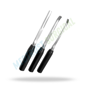 Gouges chirurgicales de 270 mm pour l'extraction osseuse et les procédures orthopédiques de la colonne vertébrale - Product Image 3