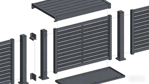Clôture en aluminium à persiennes pour zone de supporters de <span class=keywords><strong>la</strong></span> Coupe <span class=keywords><strong>du</strong></span> <span class=keywords><strong>Monde</strong></span>, clôture extérieure pour <span class=keywords><strong>la</strong></span> protection de <span class=keywords><strong>la</strong></span> vie privée pour les stades et les événements sportifs - Product Image 5