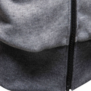 Sweat à capuche en polaire pour homme, avec logo personnalisé et impression personnalisée, coupe classique, mélange polyester/coton, dernière collection hiver - Product Image 6