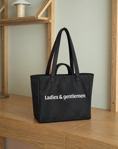 Sac fourre-tout tendance en cuir PU noir avec broderie, grande capacité, sac à bandoulière portable pour les trajets quotidiens et le shopping en voyage - Product Image 1