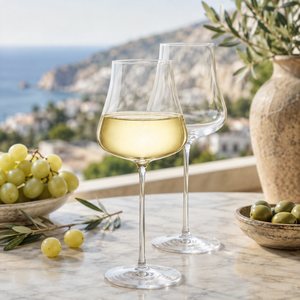 Verres à vin en borosilicate faits à la main de 440 ml, sans plomb, transparents, à pied, pour vin rouge et blanc, réutilisables, vente en gros - Product Image 5