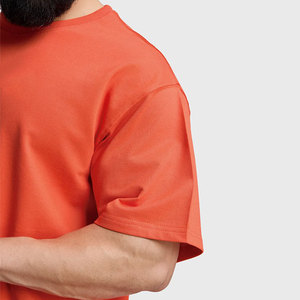 Prix bas, vente en gros, créez votre propre design, 100% coton, respirant, écologique, haute qualité, épaules tombantes, manches courtes, grande taille - Product Image 4