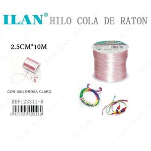 Corda in Nylon Rosa Chiaro 2.5mm 10m per Braccialetti - Product Image 3