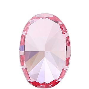 Piedra de diamante ovalada de color 0.64ct creada en laboratorio - Product Image 2