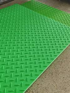 Tapete de Protección para Suelo de HDPE de Alta Resistencia, 4x8 Pies, Antideslizante, Encastrable, para Construcción, Excavadoras y Jardines - Product Image 3